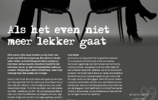 201701 Als Het Even Niet Meer Lekker Gaat Relatietherapeut Jan Van Eck